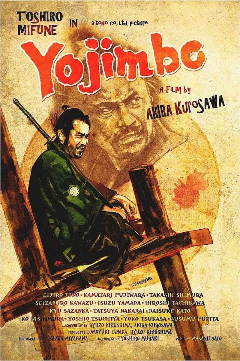 Yojimbo classic samurai film by Akira Kurosawa_best japanese movies to watch 