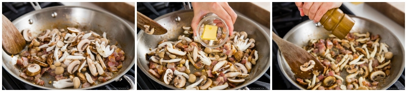 Creamy Mushroom Bacon Spaghetti 8