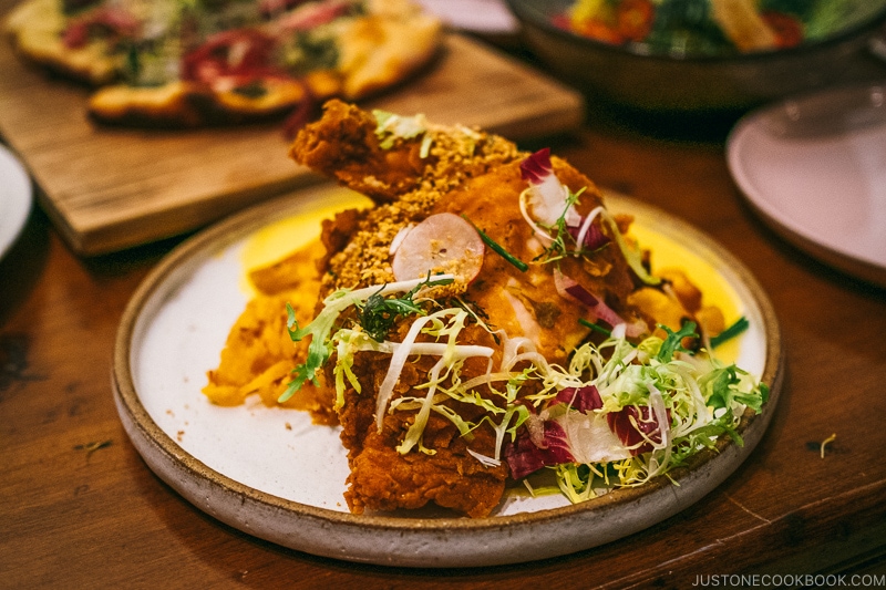 fried chicken at HSL Salt Lake City - Ski Vacation Planning in Utah | www.justonecookbook.com