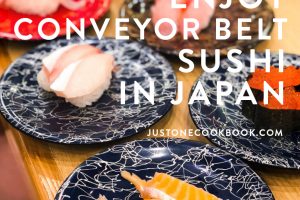 how to order conveyor belt sushi in Japan