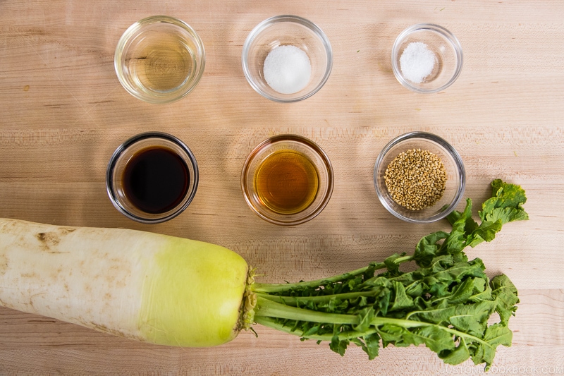 Daikon Leaves Furikake Ingredients