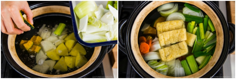 Hoto Noodle Soup Recipe (Flat Noodles and Vegetables Stewed in Miso Soup) -  Cooking with Dog