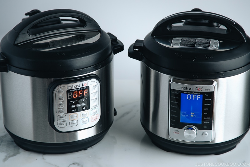 Which Instant Pot Should We Buy? Instant Pot Duo vs. Instant Pot Ultra | Easy Japanese Recipes at JustOneCookbook.com