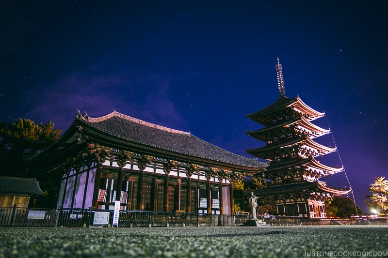 East Golden Hall at Kofukuji - Nara Guide: Historical Nara Temples and Shrine | www.justonecookbook.com