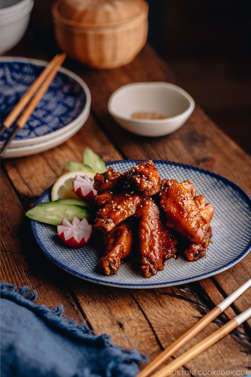 Orange Teriyaki Chicken Wings 鶏手羽のオレンジ照り焼き • Just One Cookbook