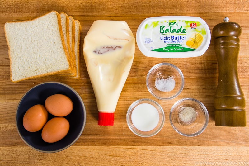 Tamago Sando Ingredients