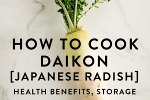 Quick guide to daikon radish. Learn the health benefits, how to pick daikon, how to store daikon and recipes to cook with this Japanese radish.