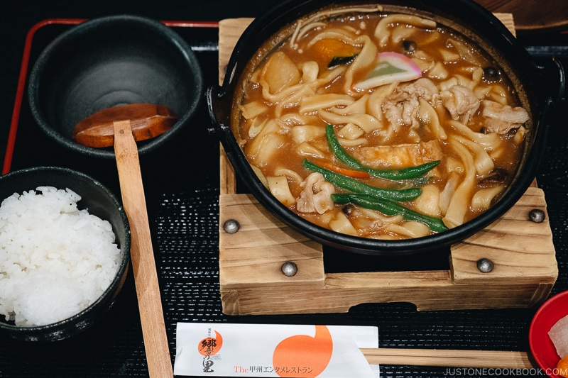 Hoto Noodle Soup from Yamanashi ほうとう • Just One Cookbook