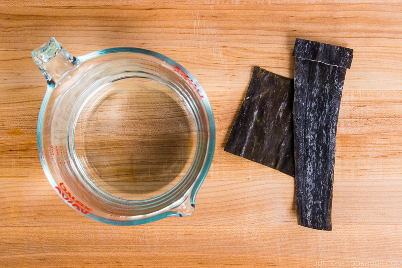 Kombu Dashi Ingredients