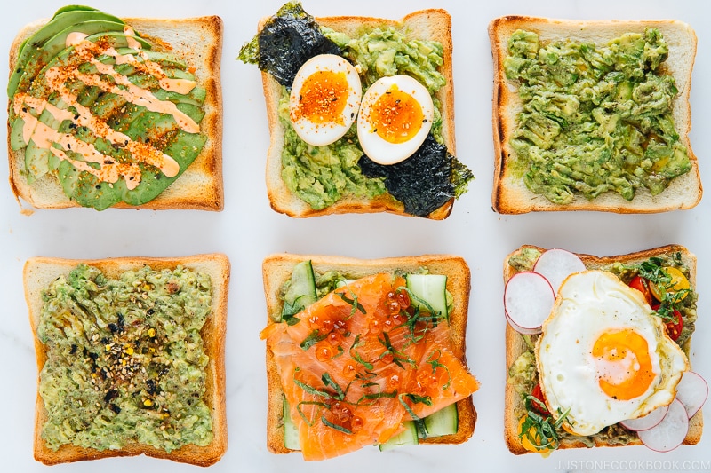 6 Japanese Twists on Avocado Toast ????????