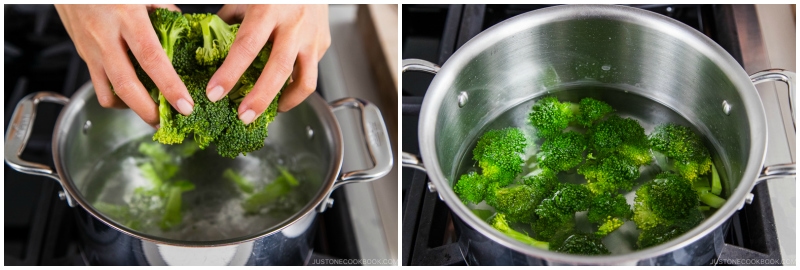 Broccoli Blanched with Sesame Oil 3