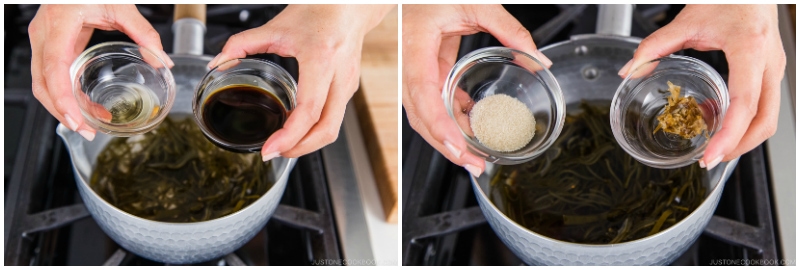 Kombu Tsukudani (Japanese Simmered Kombu) - The Foodie Takes Flight