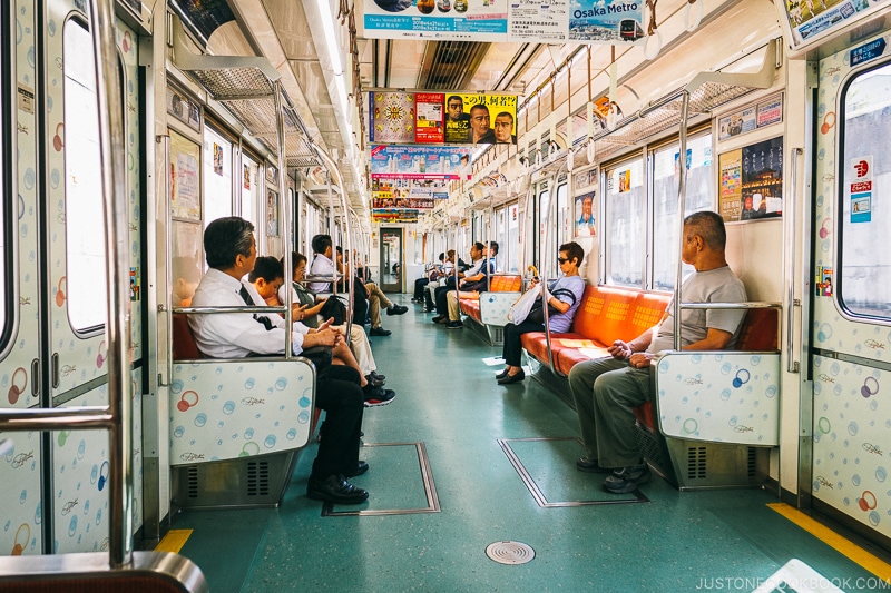 Chuo line train Osaka - Osaka Guide: Tempozan Harbor Village | www.justonecookbook.com