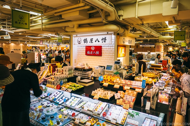 Japanese confectionary shop - Osaka Guide: Umeda | www.justonecookbook.com