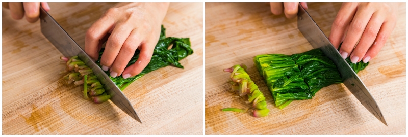 Spinach with Sesame Miso Sauce 7