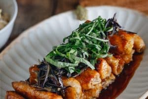 Japanese ginger pork roll with eggplant recipe
