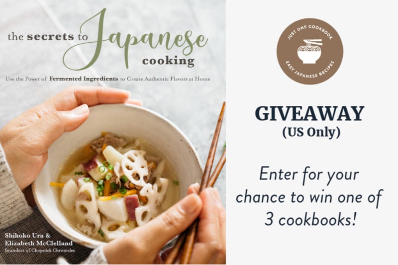 ‘The Secrets to Japanese Cooking’ Cookbook Giveaway (US only)