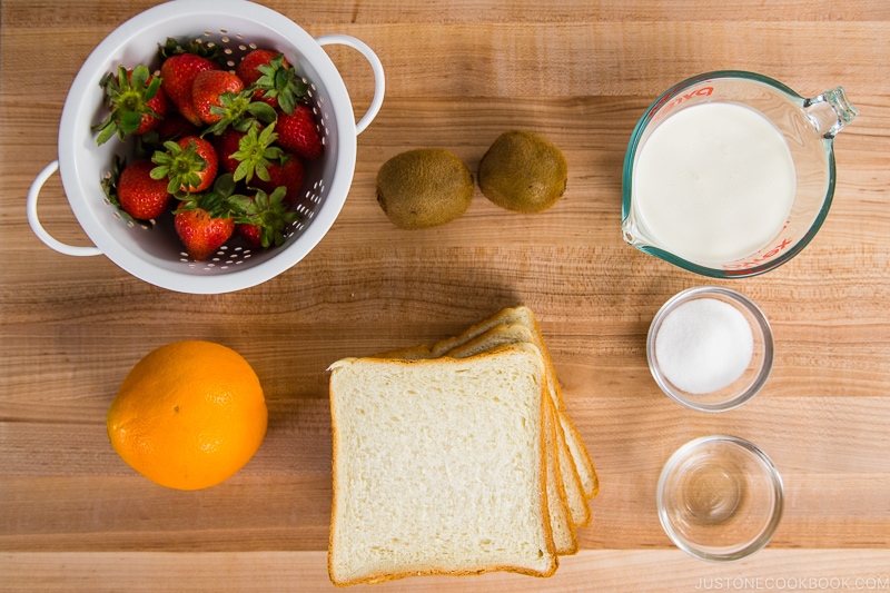 Fruit Sandwich Ingredients