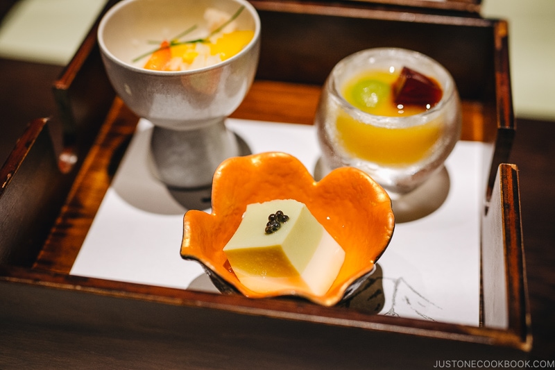 Sakizuke 先付 - Kaiseki Ryori: The Art of the Japanese Refined Multi-course Meal | www.justonecookbook.com