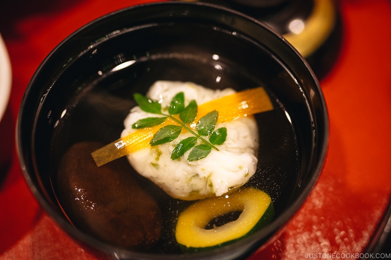 Wan-mono/Owan 椀物/御椀 - Kaiseki Ryori: The Art of the Japanese Refined Multi-course Meal | www.justonecookbook.com
