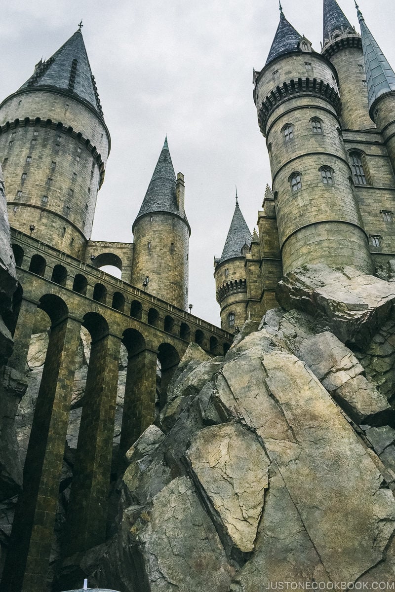 Hogwarts Castle at the Wizarding World of Harry Potter - Osaka Guide: Universal Studios Japan | www.justonecookbook.com