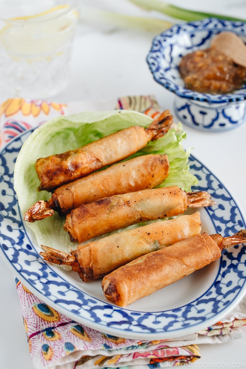 Shrimp, Pork & Chicken Egg Rolls