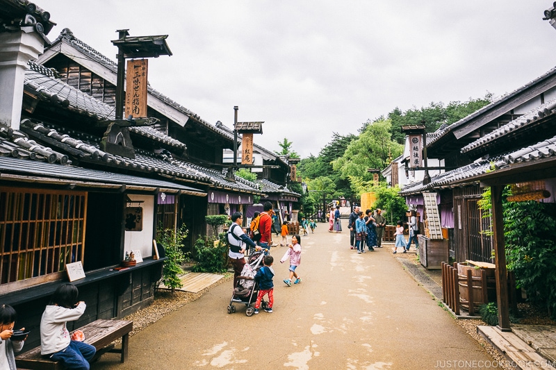market district - Nikko Travel Guide : Edo Wonderland Nikko Edomura | www.justonecookbook.com