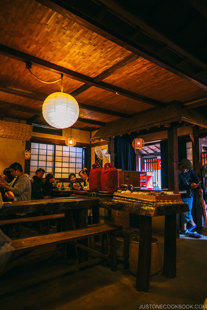 interior of restaurant - Nikko Travel Guide : Edo Wonderland Nikko Edomura | www.justonecookbook.com