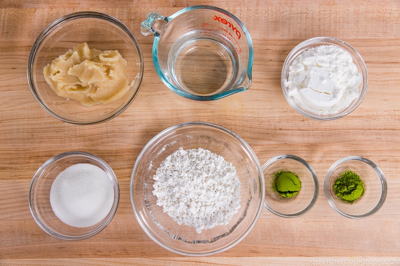 Green Tea Mochi Ingredients