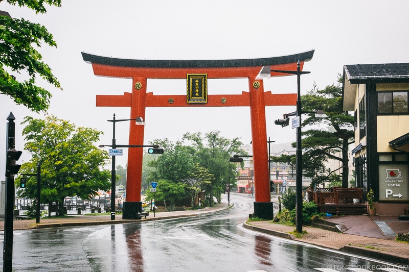 Futarasan Chugushi Shrine torii gate - Things to do around Lake Chuzenji | www.justonecookbook.com