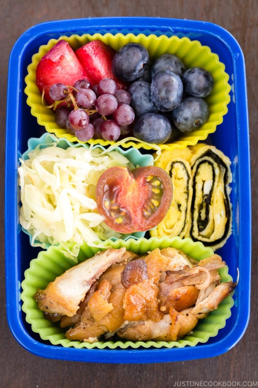 Honey Soy Sauce Chicken Bento はちみつ醤油チキン弁当 • Just One Cookbook