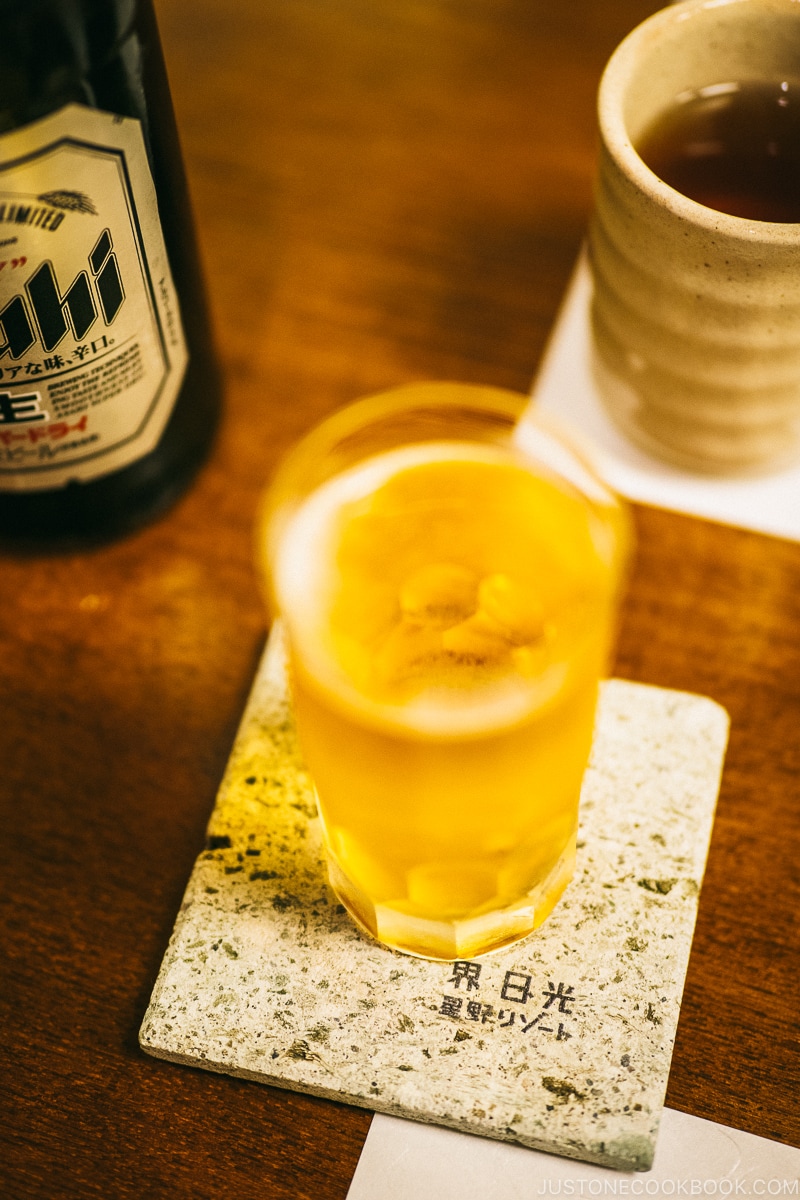 beer coaster made from Oya stone - Oya History Museum | www.justonecookbook.com