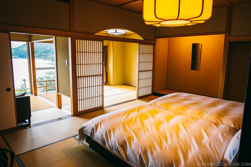 guest room with two beds at Hoshino Resorts KAI Nikko - Things to do around Lake Chuzenji | www.justonecookbook.com