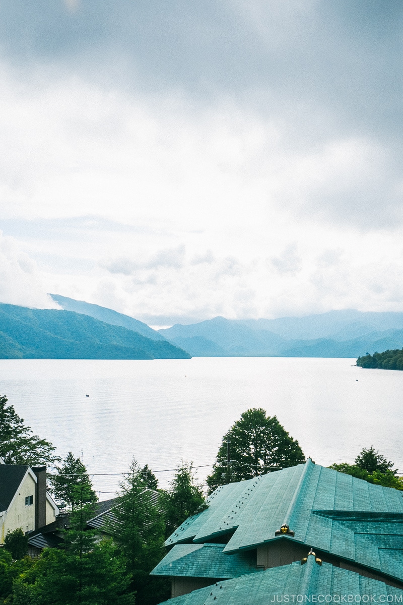 view of Lake Chuzenji - Things to do around Lake Chuzenji | www.justonecookbook.com