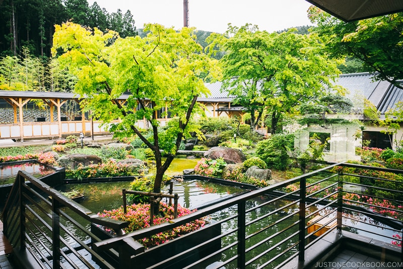 Garden at Okunoin Hotel Tokugawa - Places to Visit and Things to do in Nikko | www.justonecookbook.com