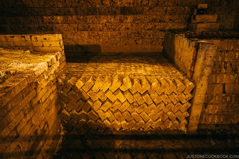 oya stone blocks inside quarry - Oya History Museum | www.justonecookbook.com