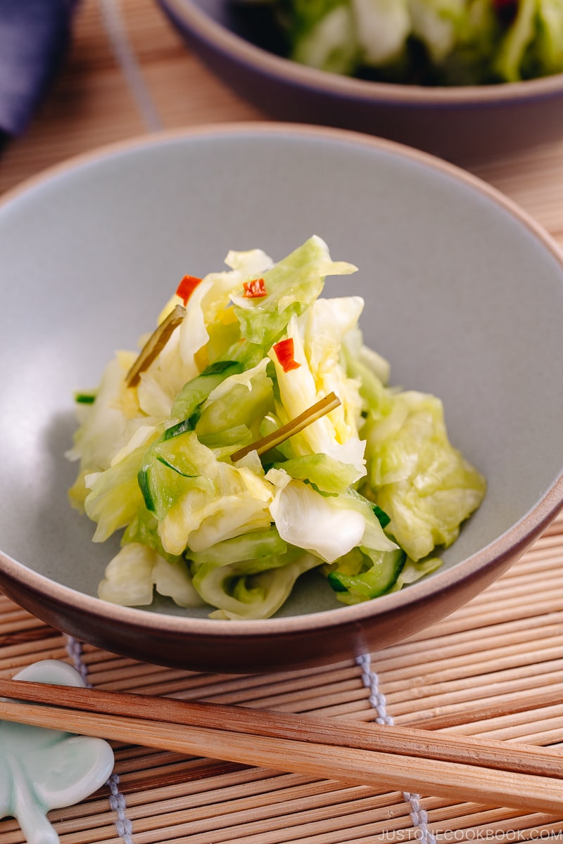 Japanese Pickled Cabbage | Easy Japanese Recipes at JustOneCookbook.com