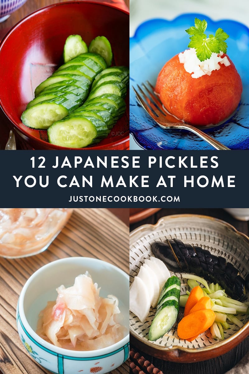 recipes for Japanese pickles