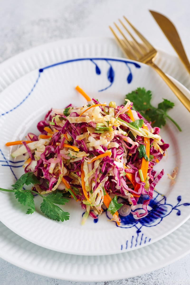 Asian Coleslaw with Sesame Dressing • Just One Cookbook