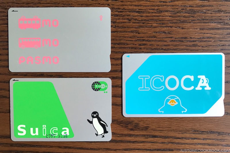 train pass suica pasmo icoca - Insiders' Guide for For First Time Visitors to Japan | www.justonecookbook.com