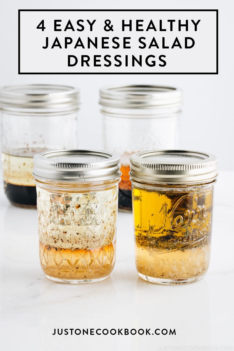 4 Easy Japanese Salad Dressings • Just One Cookbook