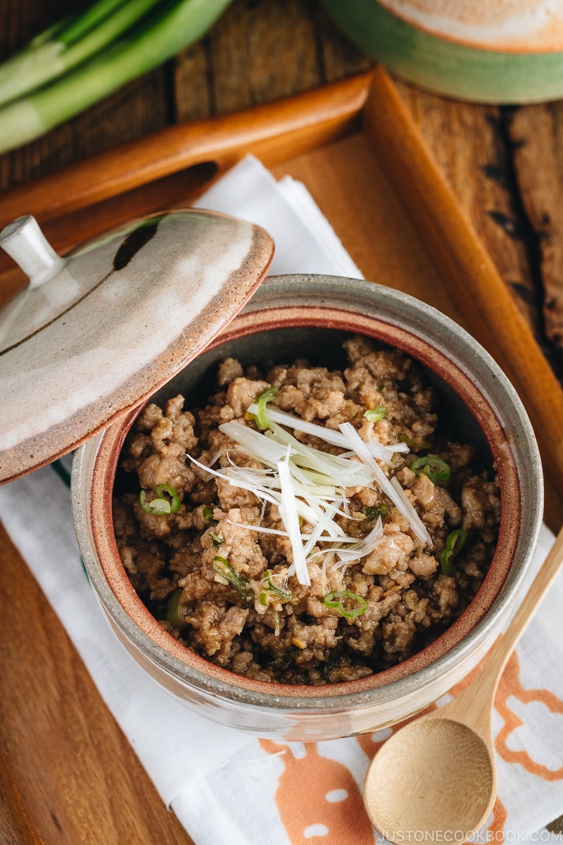 All-Purpose Miso Meat Sauce (Niku Miso) in a serving bowl.