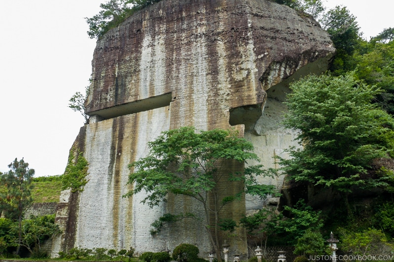 quarried mountain near Oya history museum - Oya History Museum | www.justonecookbook.com