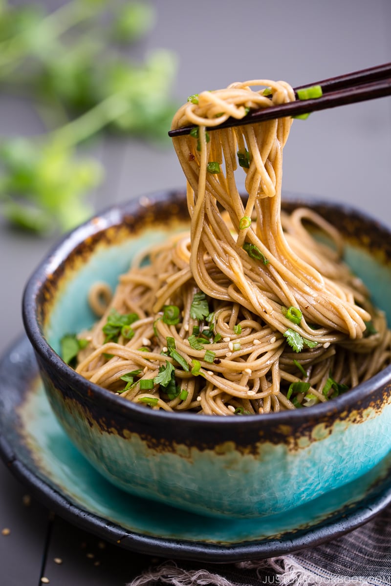 Soy & Sesame Soba Noodles Recipe