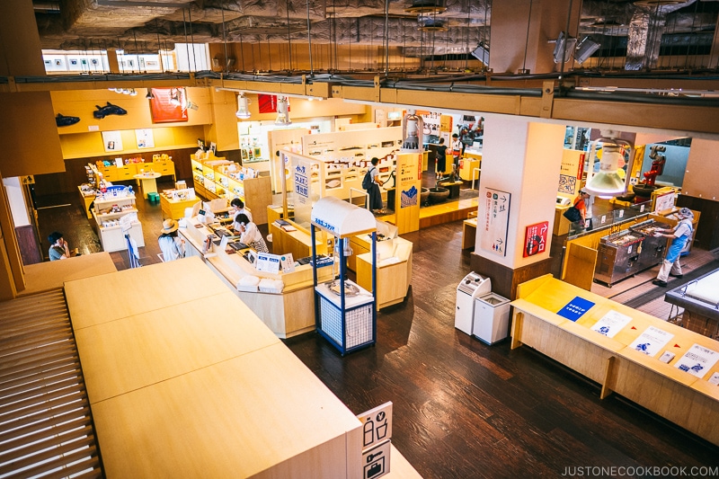 view of Suzuhiro Kamaboko Museum interior - Make Fish Cakes at Suzuhiro Kamaboko Museum | www.justonecookbook.com 