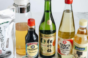 Japanese Condiments for cooking
