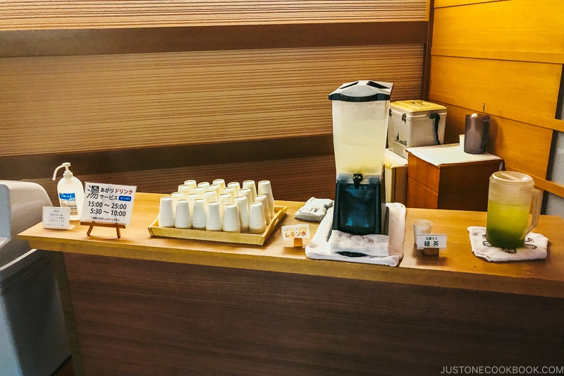 drinks for after soaking in onsen - Onsen Etiquette: Your Guide to Japanese Hot Springs | www.justonecookbook.com 