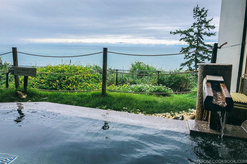 Onsen facing the ocean - Onsen Etiquette: Your Guide to Japanese Hot Springs | www.justonecookbook.com