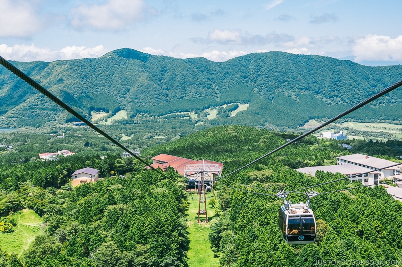 Togendai Station and surrounding area - Hakone Ropeway and Owakudani Hell Valley | www.justonecookbook.com