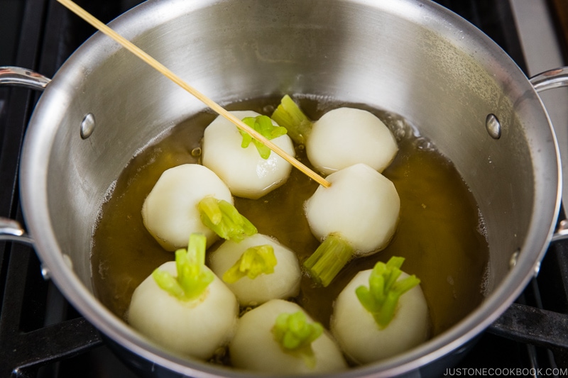 Japanese Turnips with Soboro Ankake Sauce 11